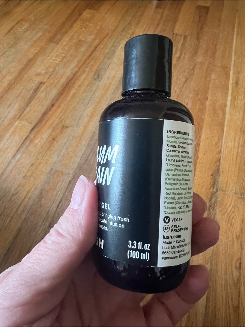 LUSH Plum Rain Shower Gel - 3.3 oz DISCONTINUED BRAND NEW - Picture 5 of 8
